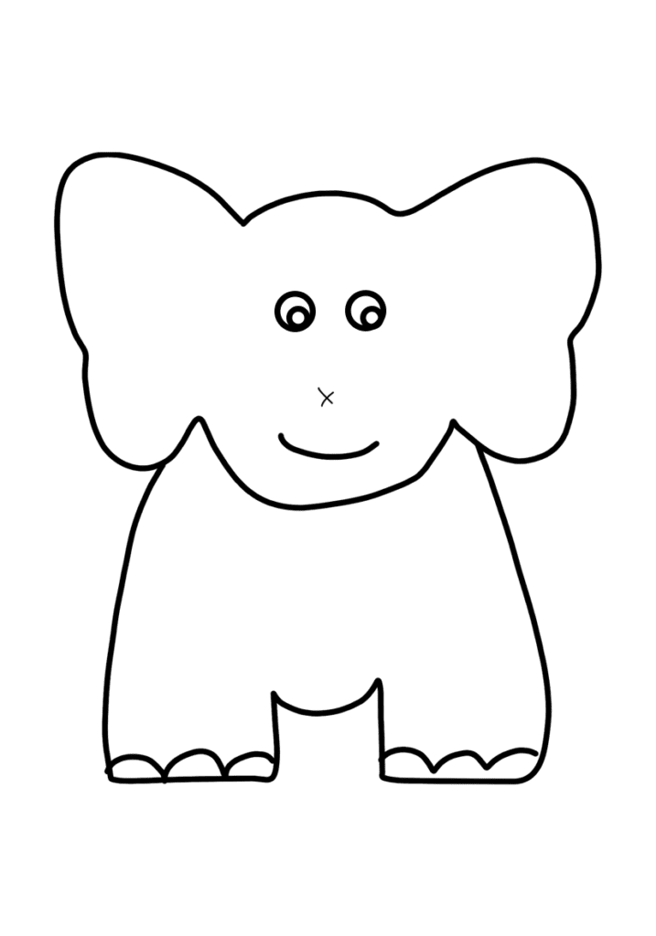 molde elefante para lembrancinhas dia das crianças